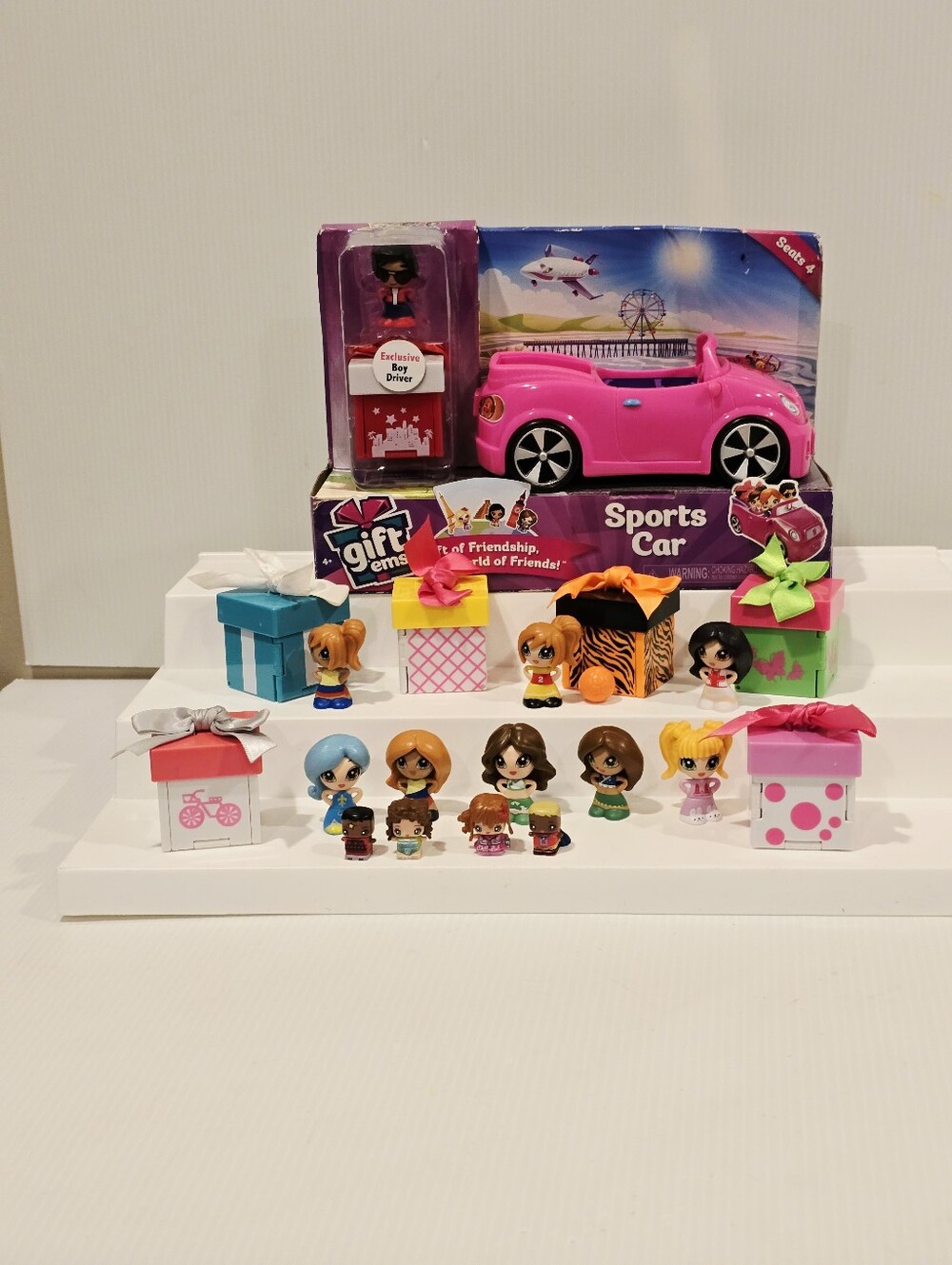 Gift Ems Sports Car Vehicle Exclusive Boy Driver New and Figure Set